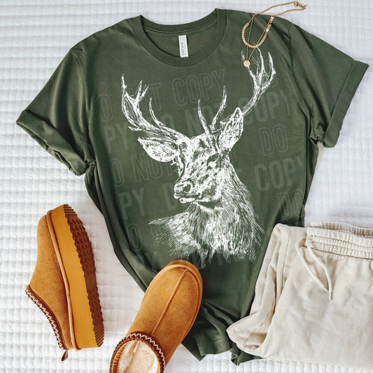 Deer Sketch 07217