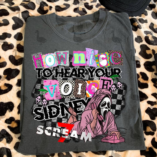How Nice to Hear Your Voice Sidney 07280