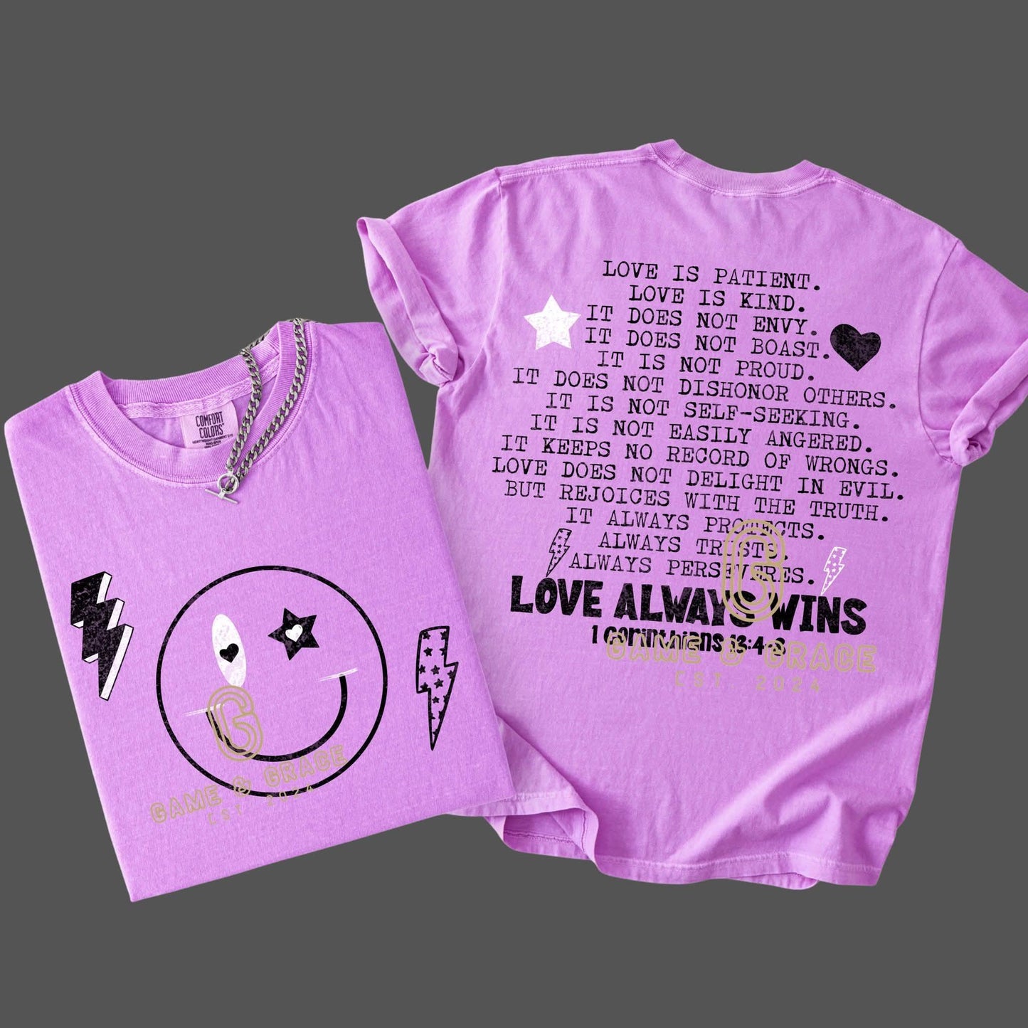 Love Always Wins Black (BACK ONLY) 07309