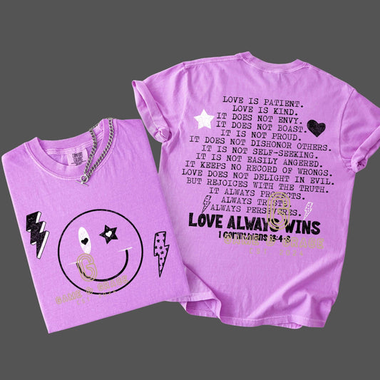 Love Always Wins Black (BACK ONLY) 07309