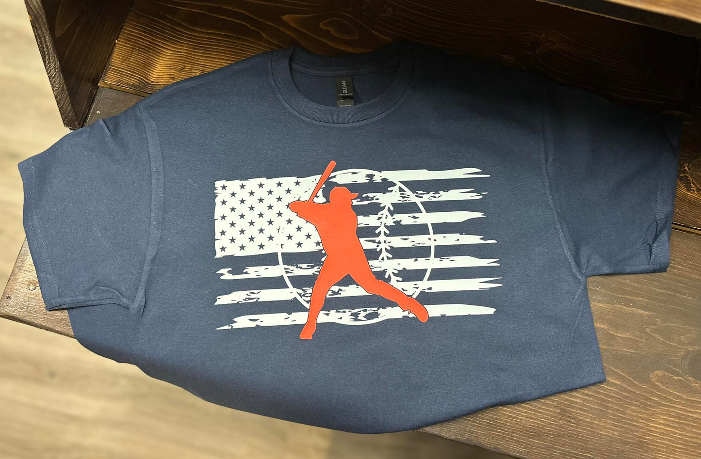 Baseball Player Flag (Custom Colors) 07419