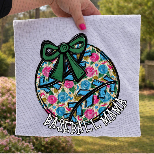Floral Baseball Mama 07442