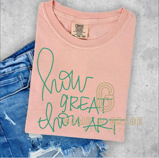 How Great Thou Art (Teal) 07448
