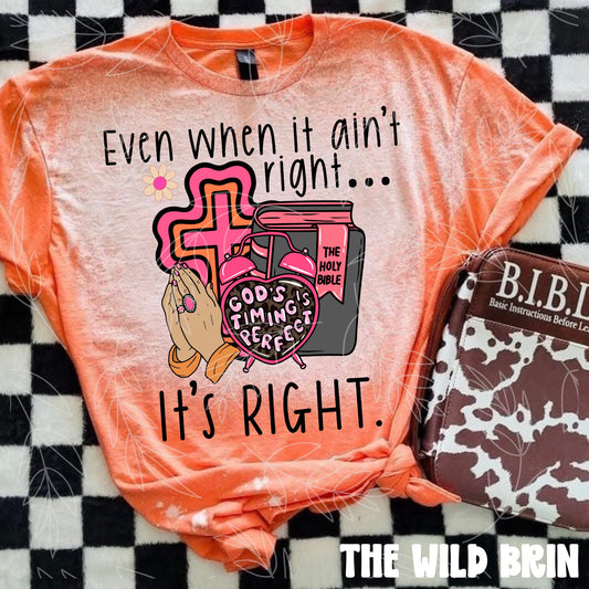 Even when it ain't right (grey bible) 07480