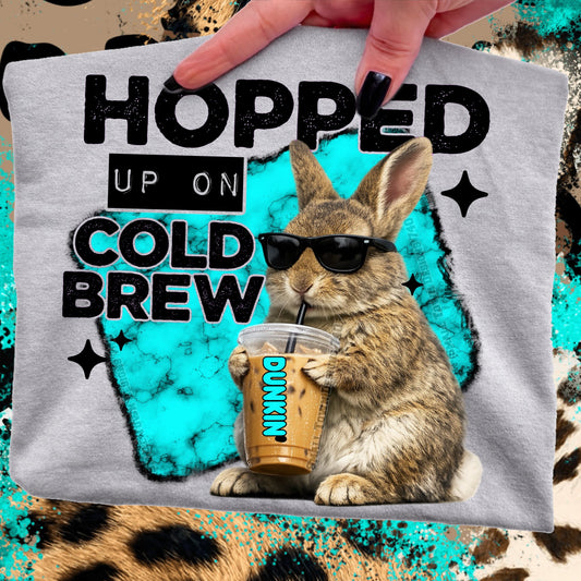 Hopped up on cold brew (Dunkin) 07488