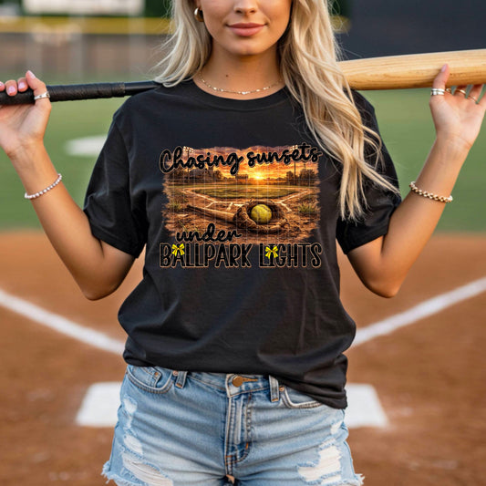 Chasing Sunset Under Ballpark Lights (Softball) 07519
