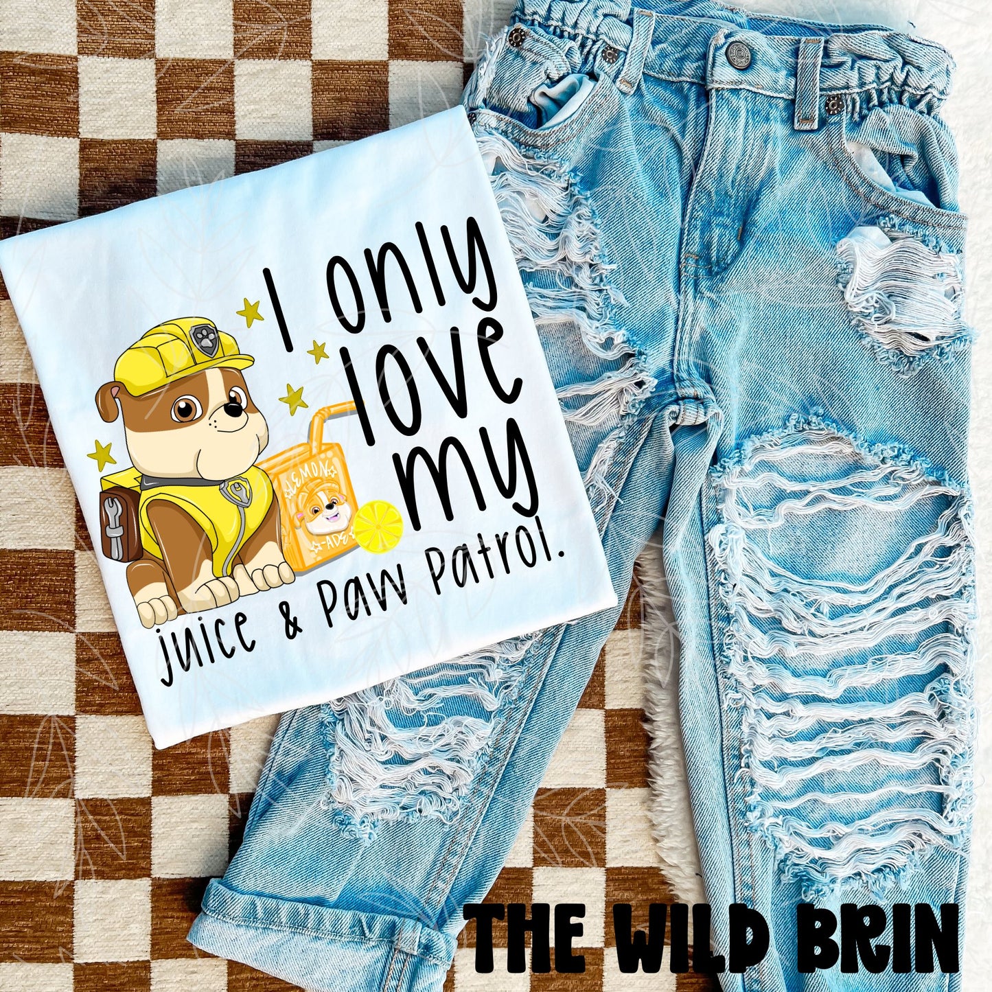 I Only Love My Juice & Paw Patrol (Choose Yours) 07681