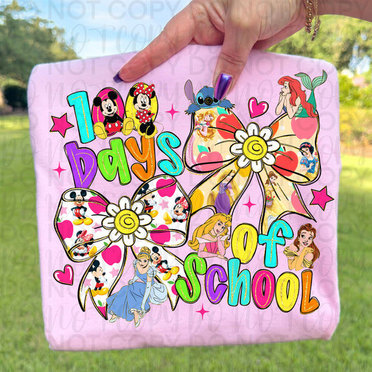 100 Days of School Coquette Collage Mouse 07286