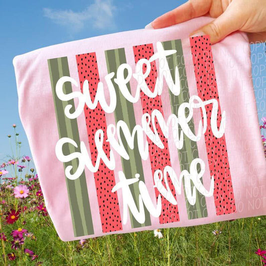 Sweet Summer Time Watermelon Stripes 07822