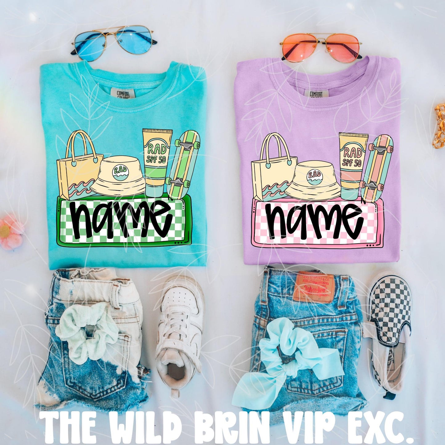 Girl Beach SPF Name Plate 07820