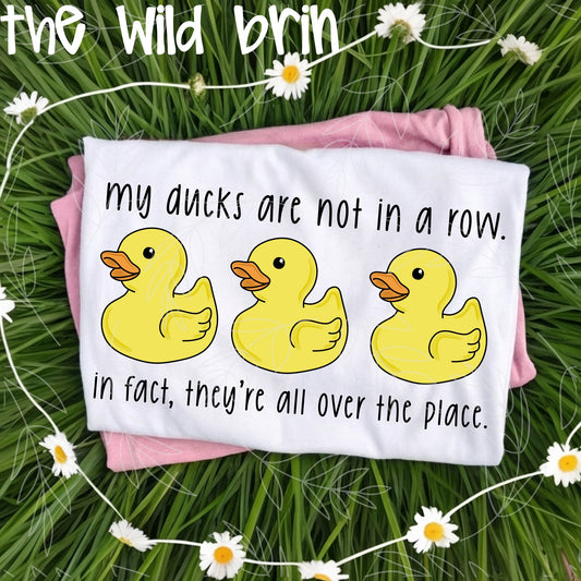 My Ducks Are Not in a Row 07844