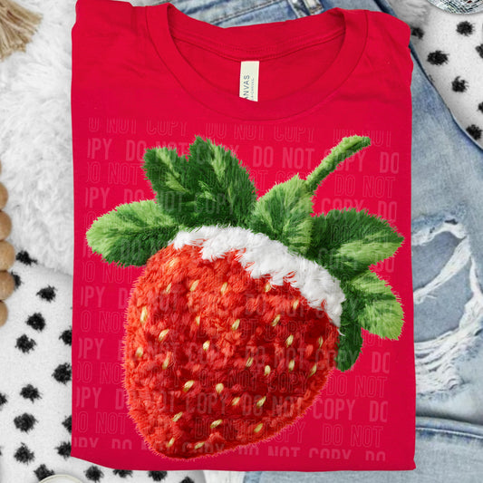 Faux Fur Strawberry 07890