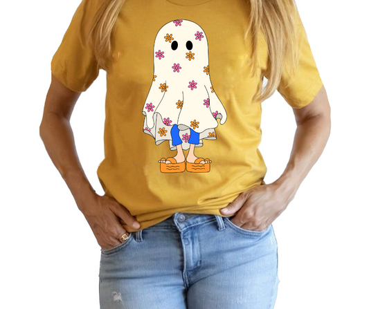 Lizzie Ghost DTF Transfer 06002