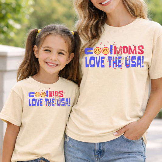 Cool MOMS Love the USA 07969