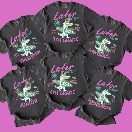 Purple Later Gator Grade Levels (Choose Yours) 07995
