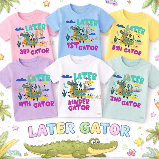 Girly Later Gator Grade Levels (Choose Yours) 07993