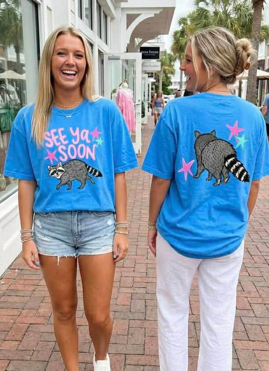 See Ya Soon Raccoon (BACK ONLY) 08101