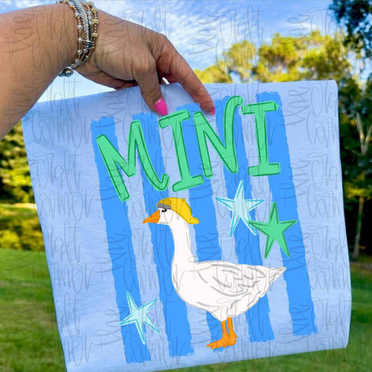 Boy Mini Goose Stripes 08261