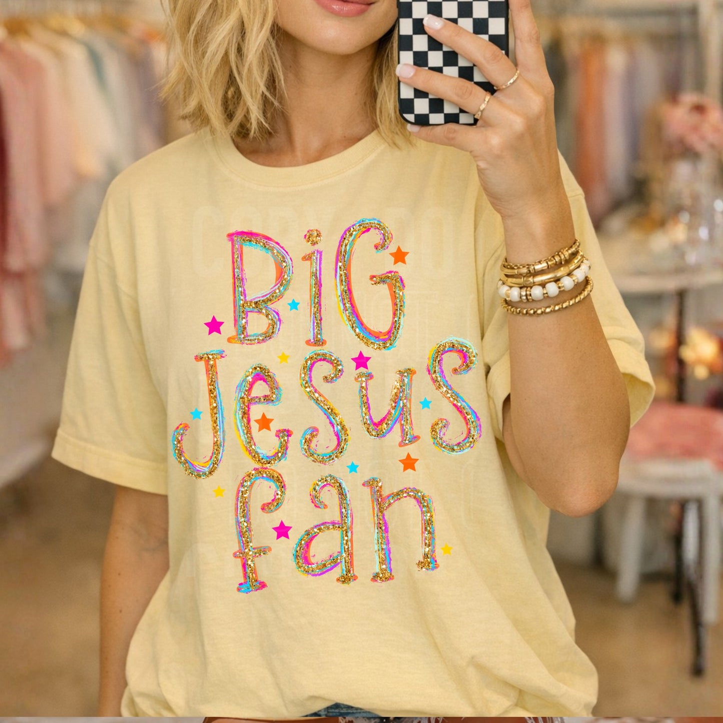 Big Jesus Fan Sparkle (SEMI-EXCLUSIVE) 08167