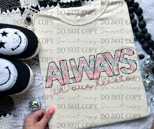 Always In Our Hearts Pink 06955