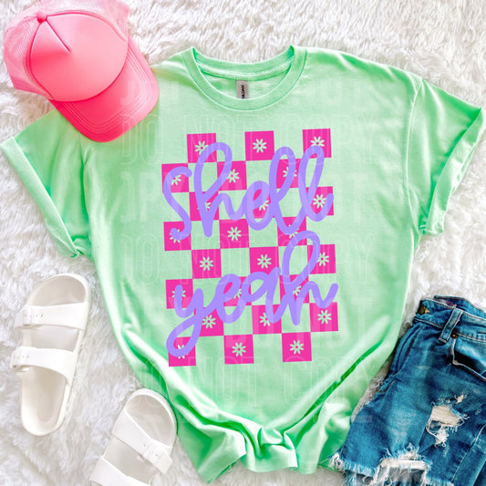 Shell Yeah Checkered 08576