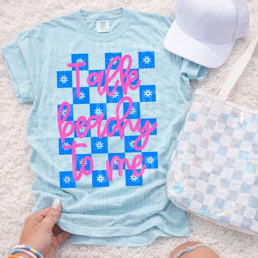 Talk Beachy to Me Checkered 08577