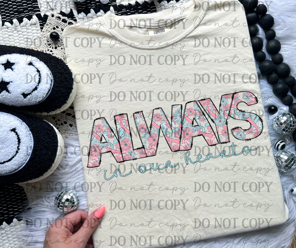 Always In Our Hearts Blue 06956