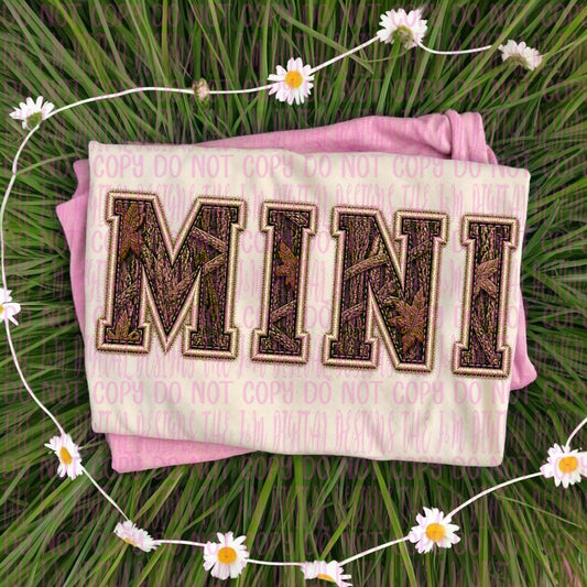 Mini Faux Camo Embroidery 08285