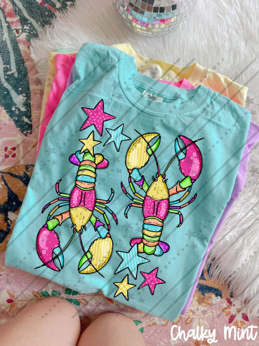 Colorful Lobsters 08177