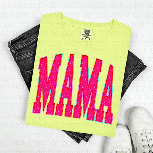 Pink Varsity Mama 08230