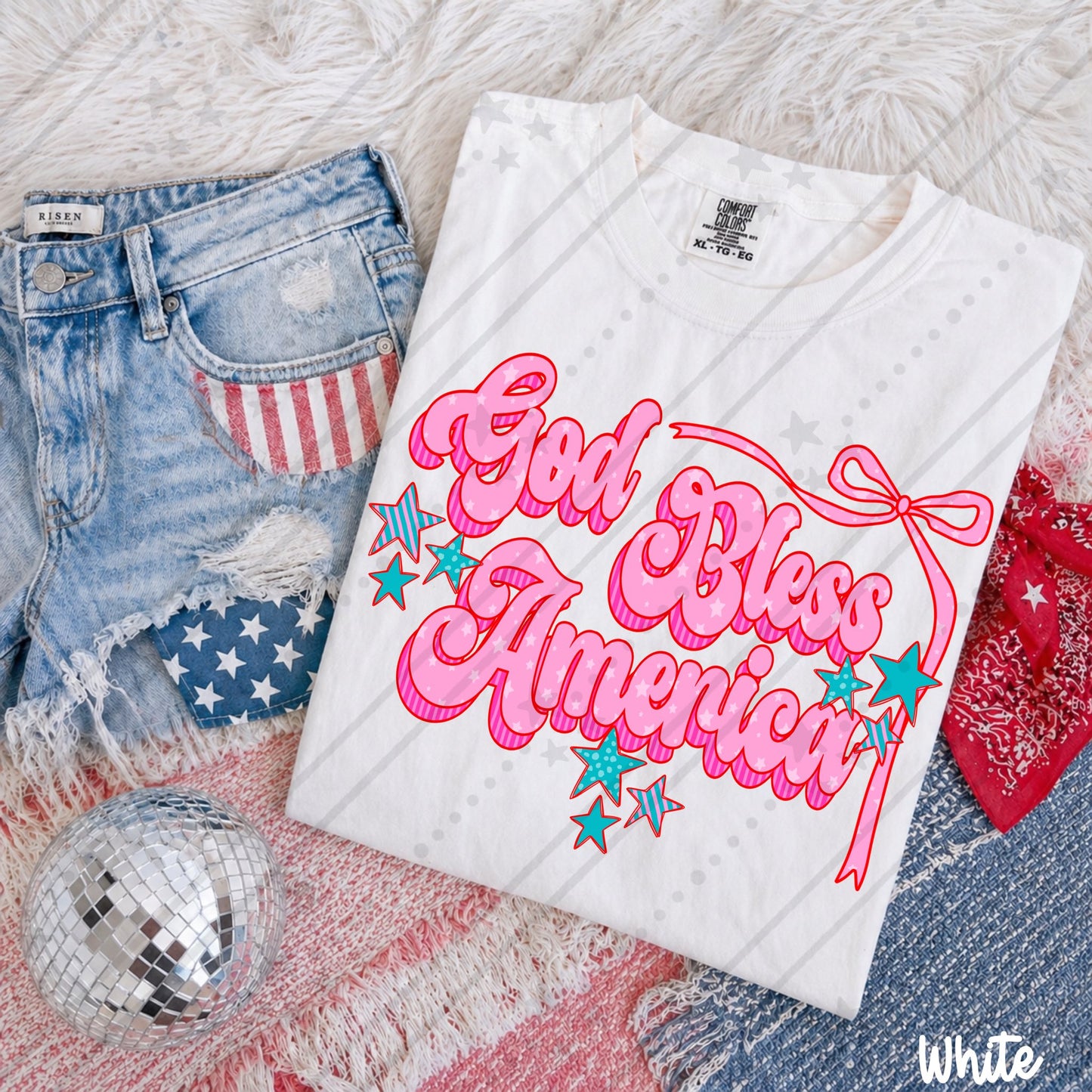 Pink God Bless America 08188