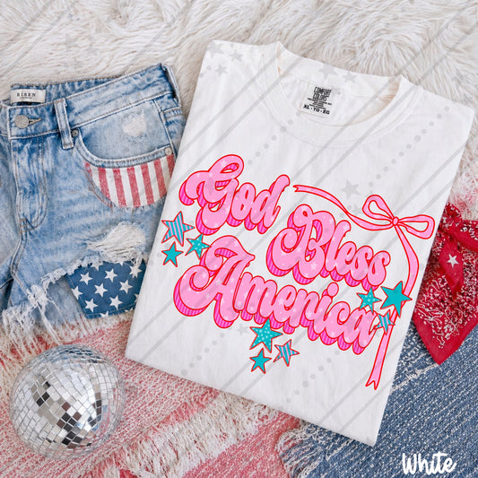 Pink God Bless America 08188