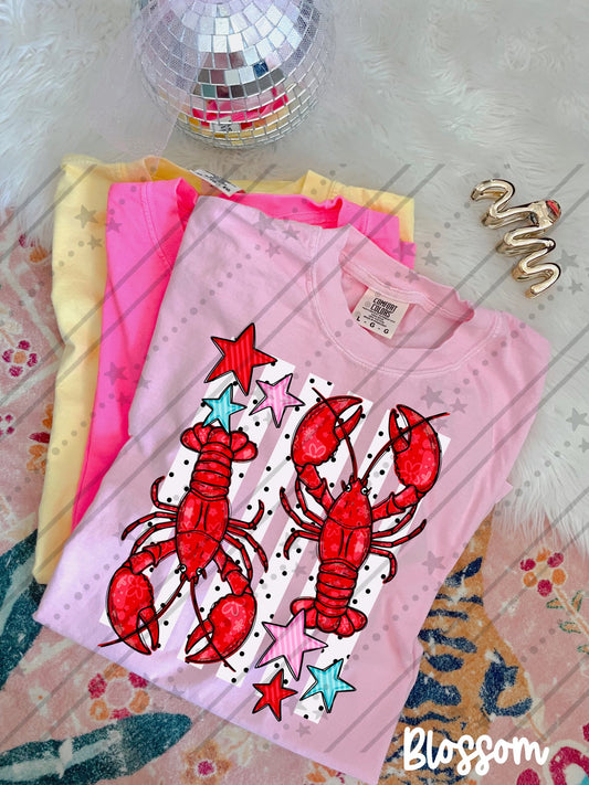 Red Lobsters Stripes 08175