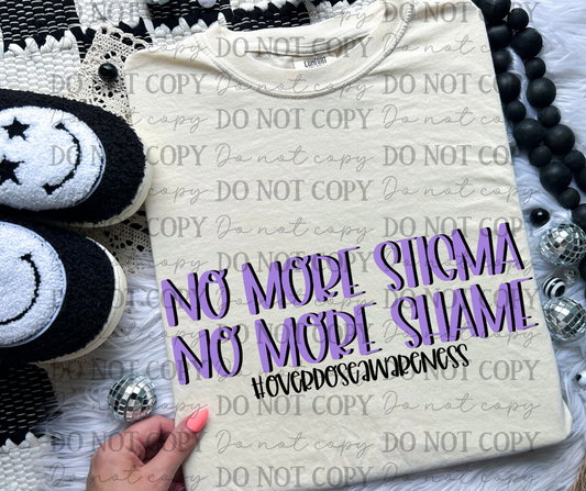 No More Stigma No More Shame Overdose Awareness 06957