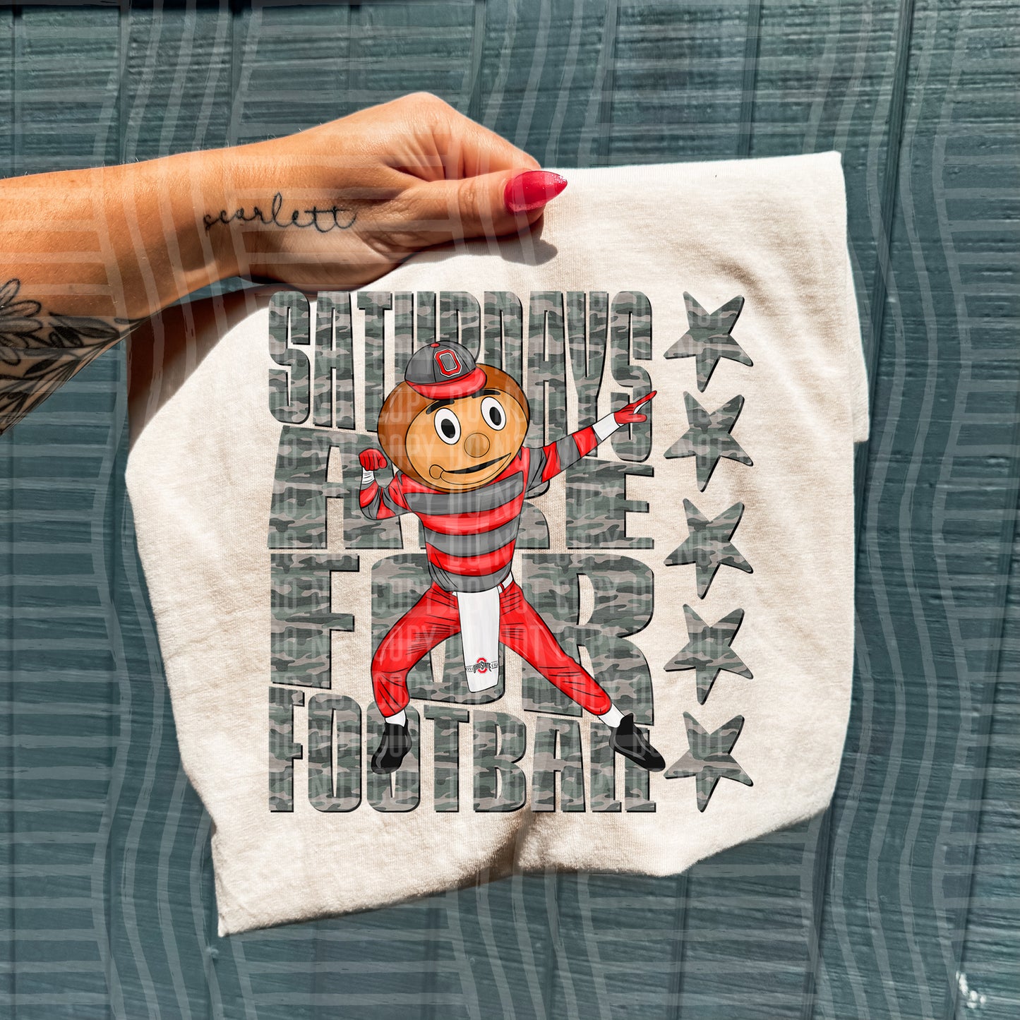 Camo Saturdays Are for College Football Teams (Choose Yours) 00611