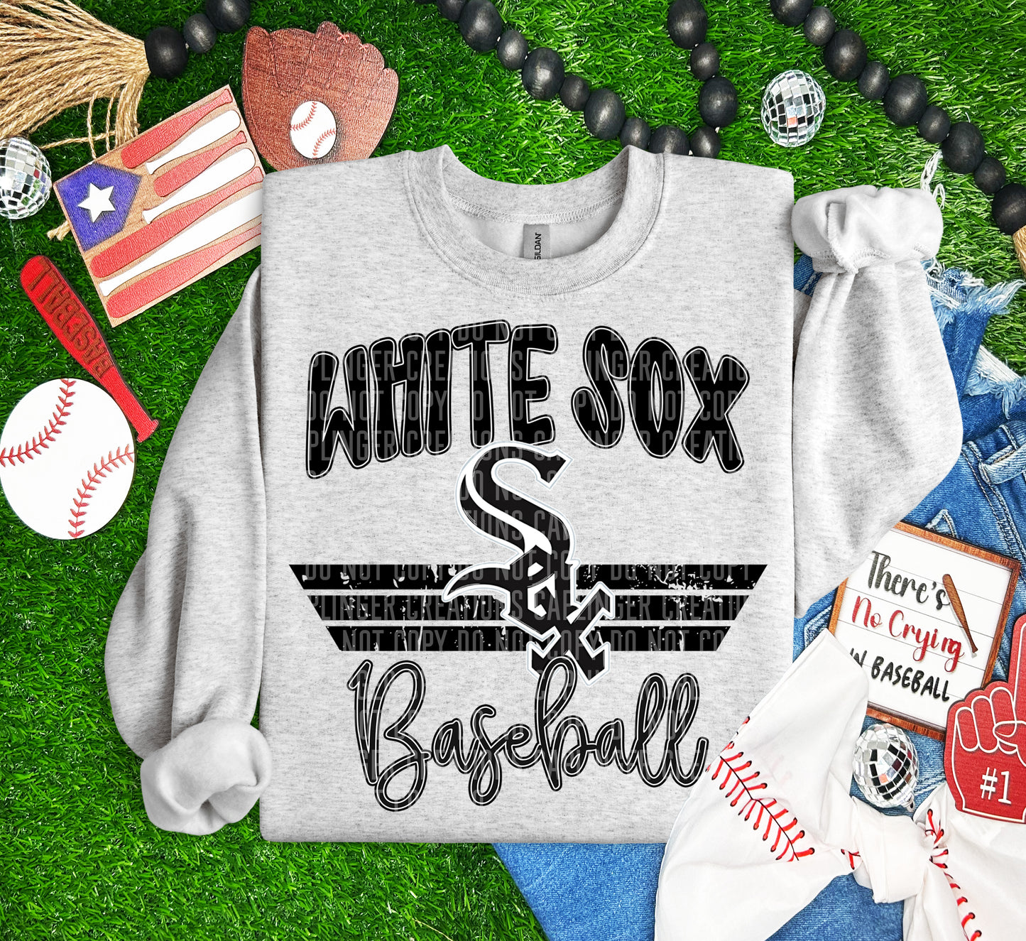 Girly Pro Baseball Teams (Choose Yours) 07746