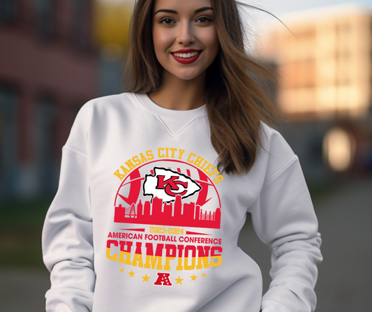 KC Chiefs AFC Champs 2023-2024 DTF Transfer 05480
