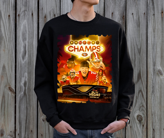 San Francisco 49ers Players NFC Champs DTF Transfer 05451