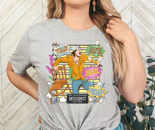 MW Comic Mugshot DTF Transfer 05243