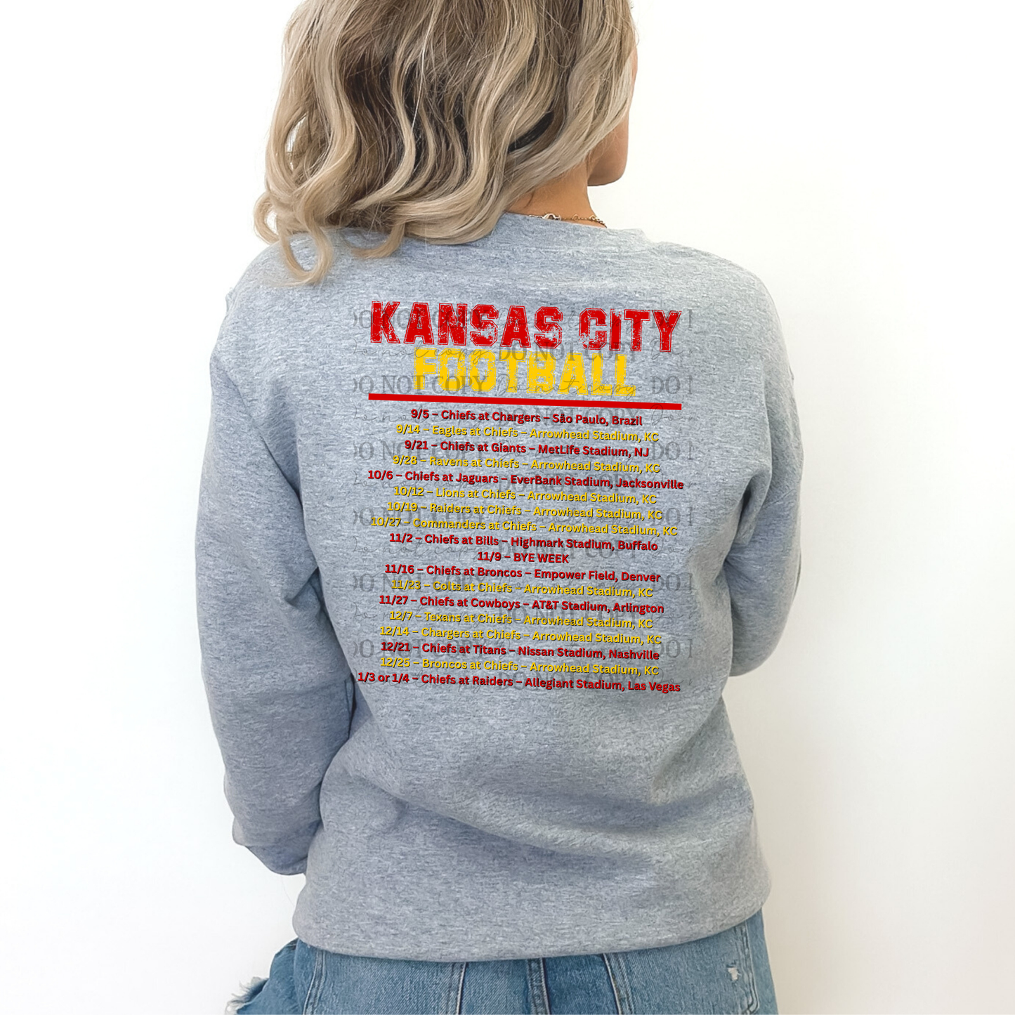 Kansas City Football Schedule List 01068