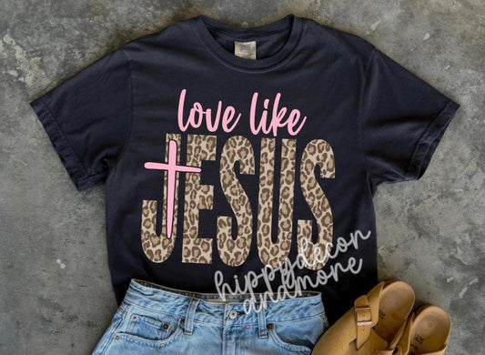 Love Like Jesus Pink Leopard 08200