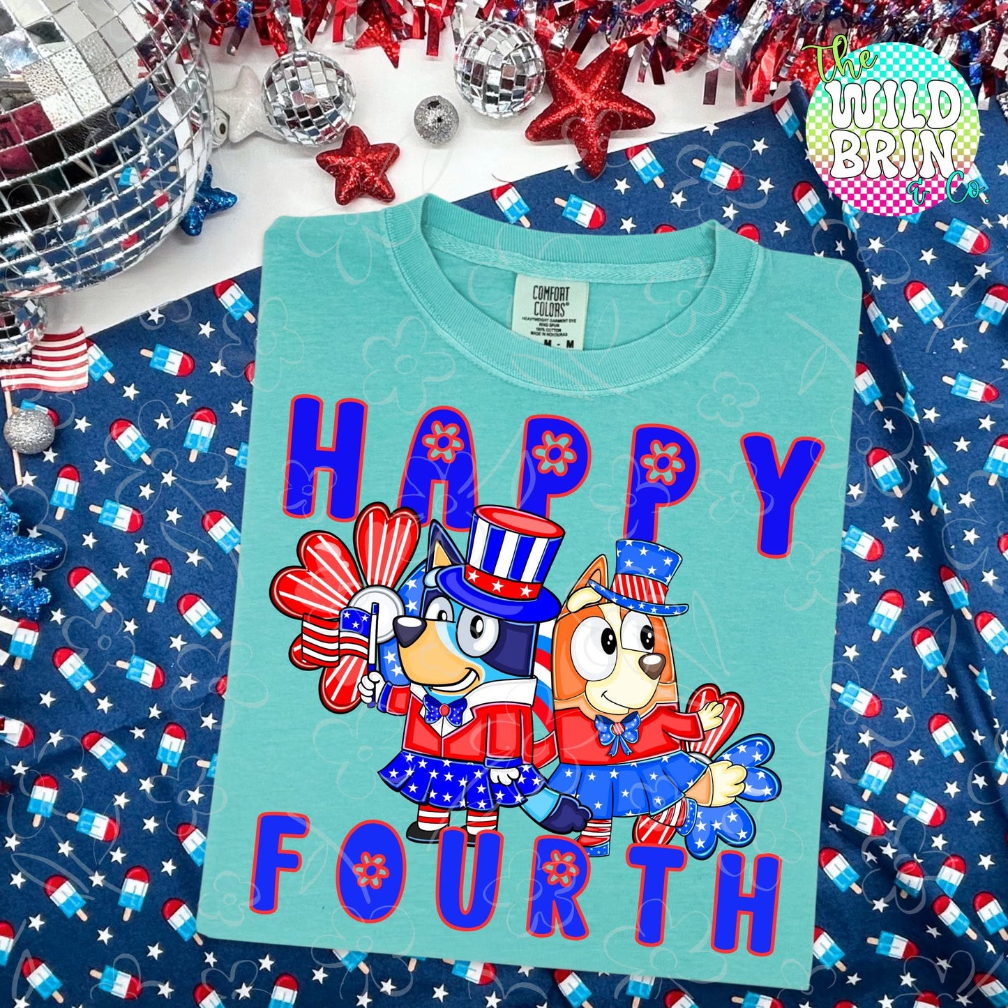 Happy Fourth Bluey 08487