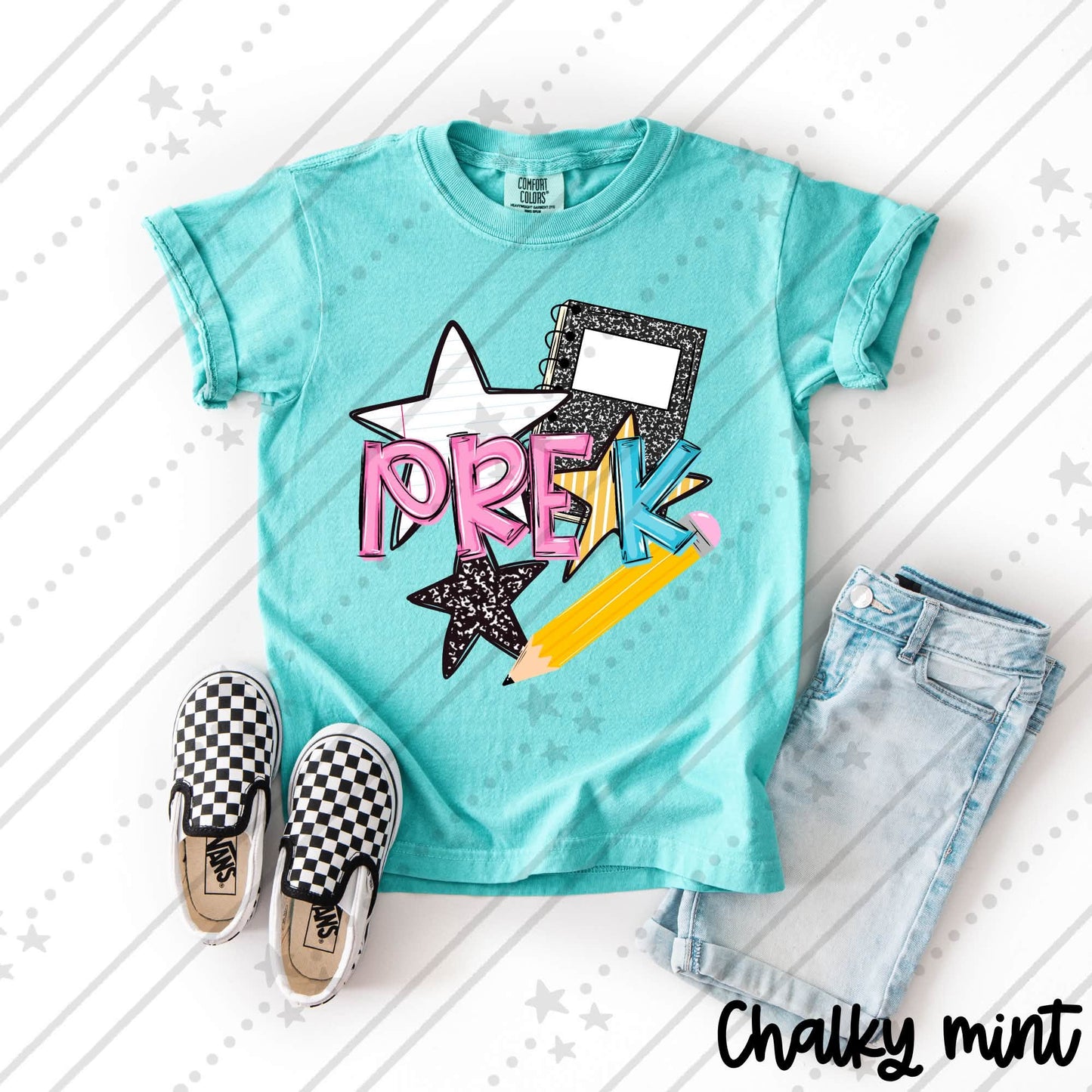 Girls Retro Grade Levels Composition (Choose Yours) 08673