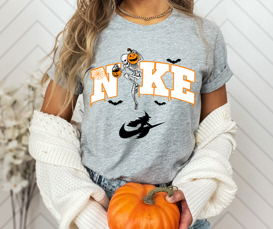 Nike Skeleton Halloween DTF Transfer 06080