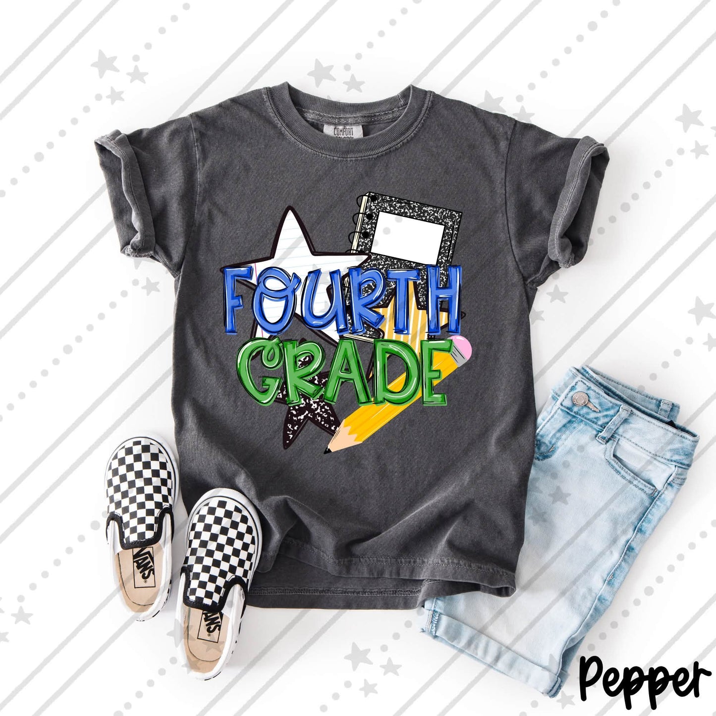 Boys Retro Grade Levels Composition (Choose Yours) 08674