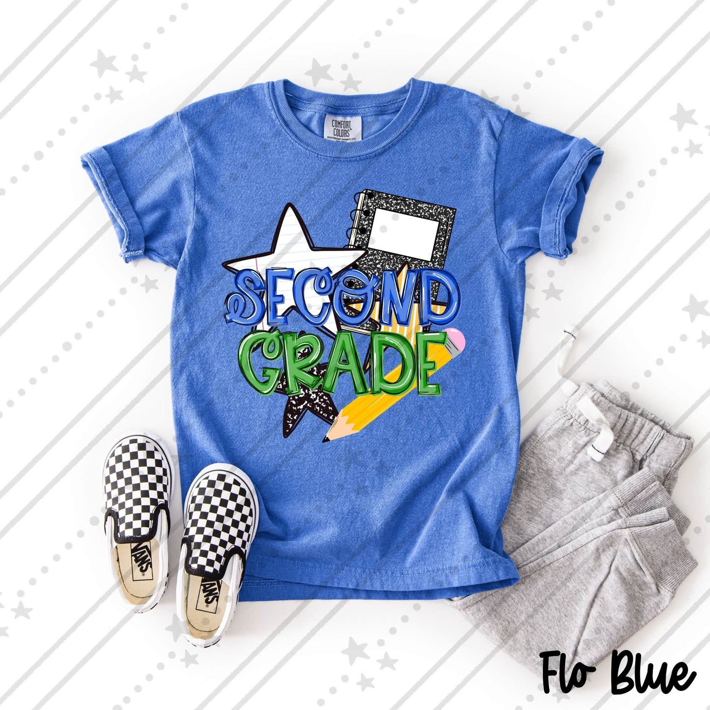 Boys Retro Grade Levels Composition (Choose Yours) 08674