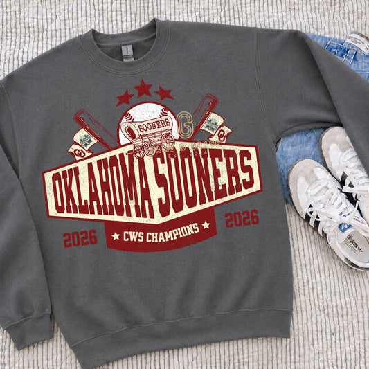 Oklahoma Sooners 2026 CWS Champions 08646