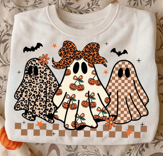 Leopard Checkered Boujee Ghost Trio 00892