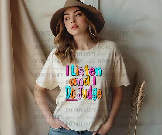 I Listen & I DO Judge 03069