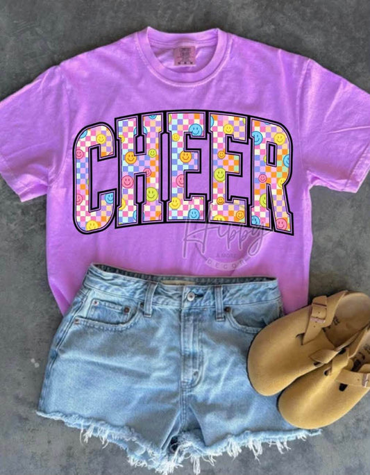 Retro Cheer Checker Smile 08756